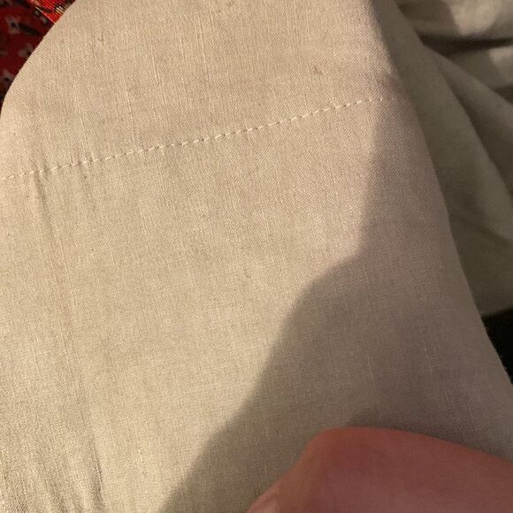 NWT Elle Tahari Taupe Linen Sleeveless Dress - Picture 10 of 11